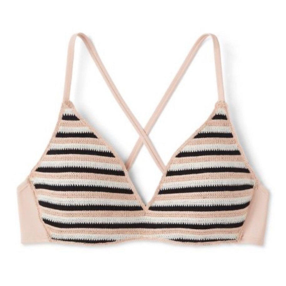 WILD FABLE WOMENS BIKINI TOP CROCHET BRALETTE NWT